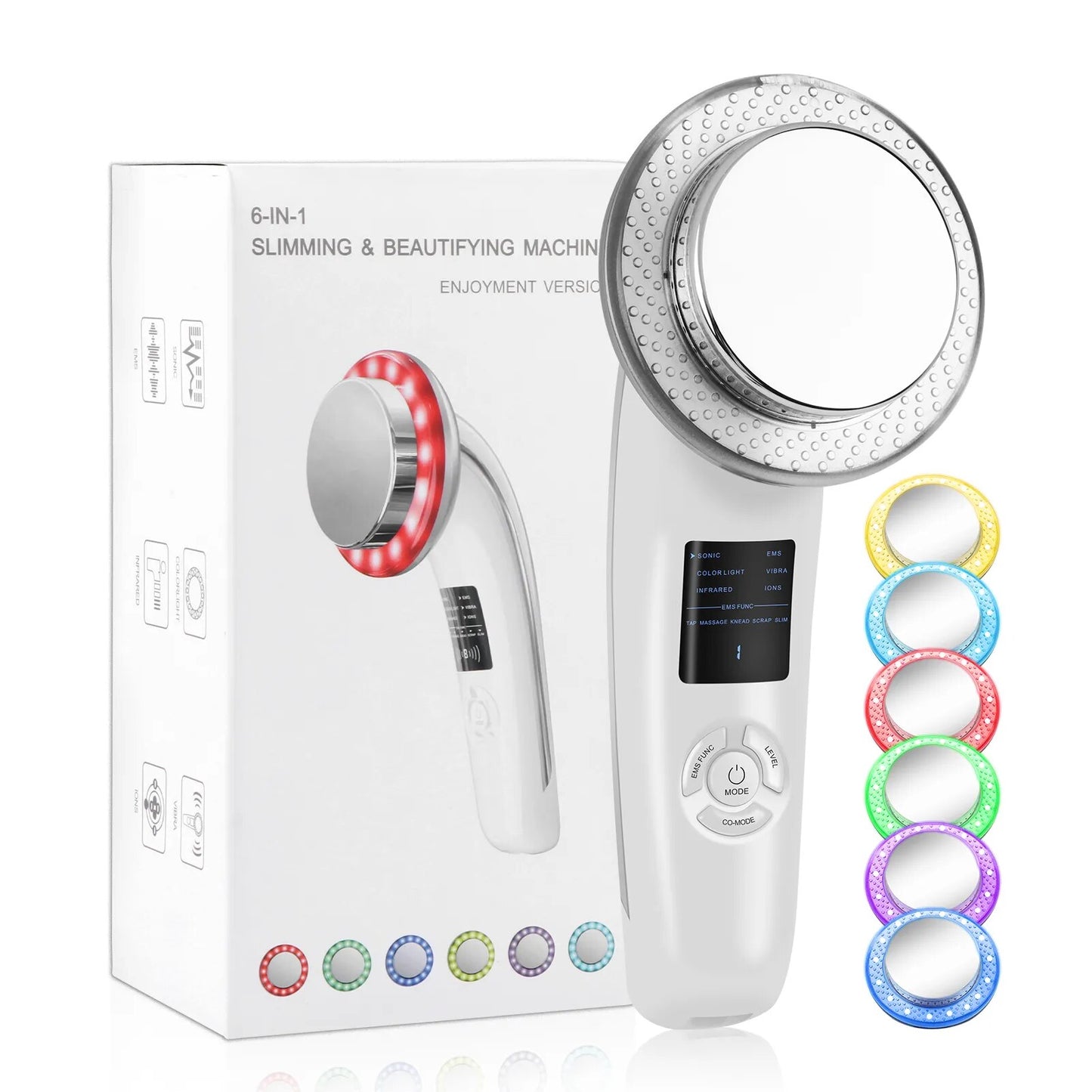 6 In 1 Ultrasound Cavitation Body Slimming Massager