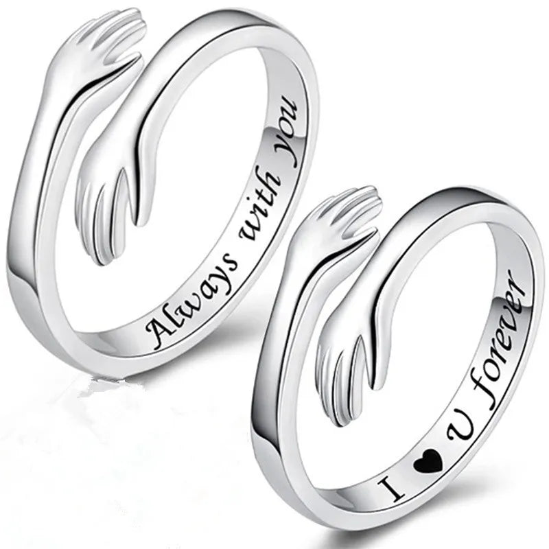 Silver Hug Ring