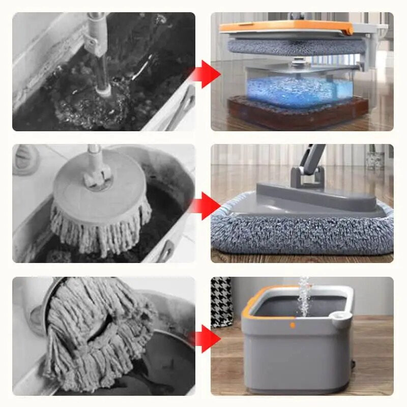 Self Wash Spin Mop