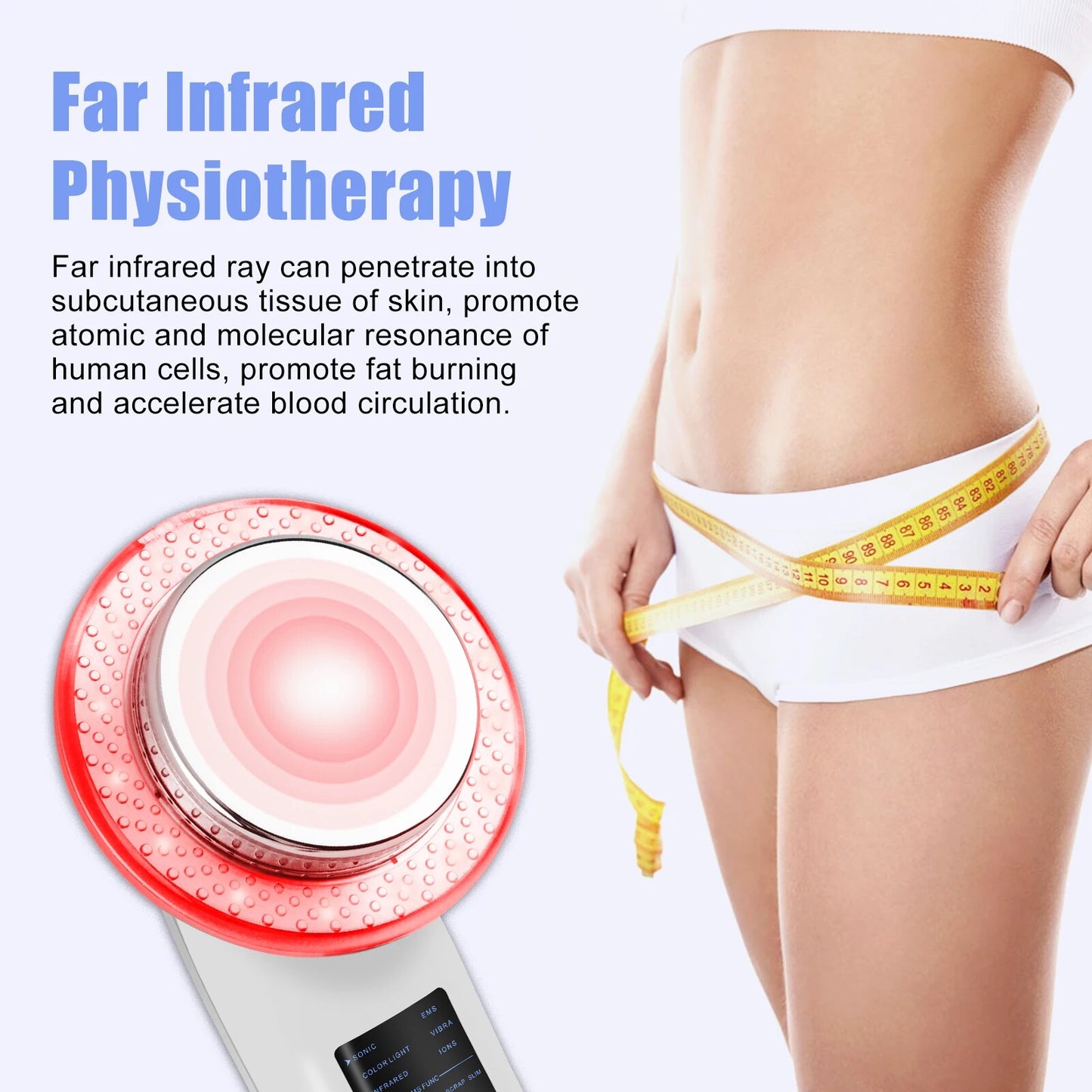 6 In 1 Ultrasound Cavitation Body Slimming Massager