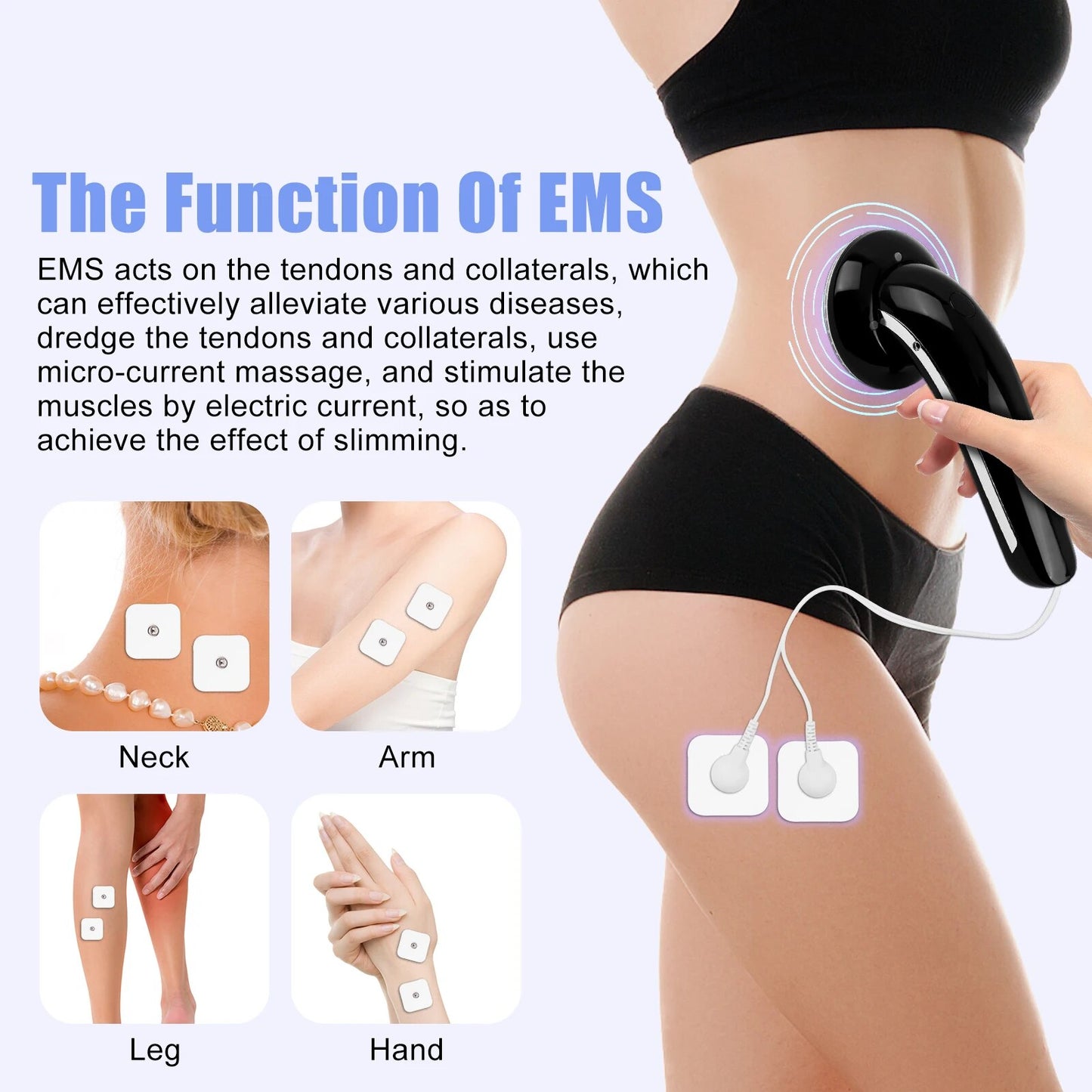6 In 1 Ultrasound Cavitation Body Slimming Massager