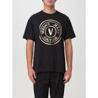 Versace Jeans Black Cotton T-Shirt