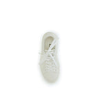 Balmain White Calf Leather Bos Taurus Low Top Sneakers