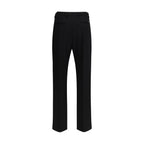 Valentino Garavani Black Wool Oves Aries Dress Pants