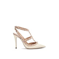 Valentino Garavani Beige Calfskin High Heel Pumps