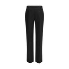 Alexander McQueen Black Wool Oves Aries Dress Pants