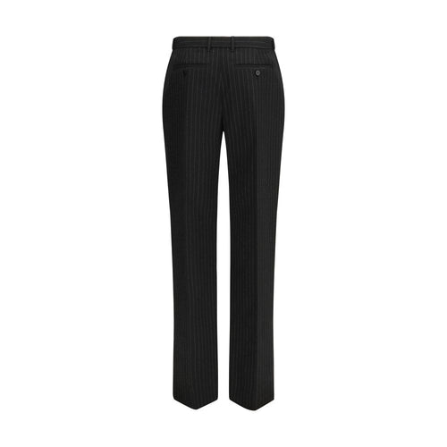 Alexander McQueen Black Wool Oves Aries Dress Pants