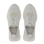 Salvatore Ferragamo White Nylon Athletic Sneakers