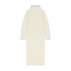 Saint Laurent White Mohair Casual Dress