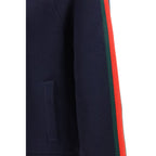 Gucci Blue Wool Full-Length Jacket