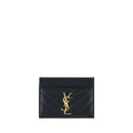 Saint Laurent Black Lamb Ovis Aries Wallet