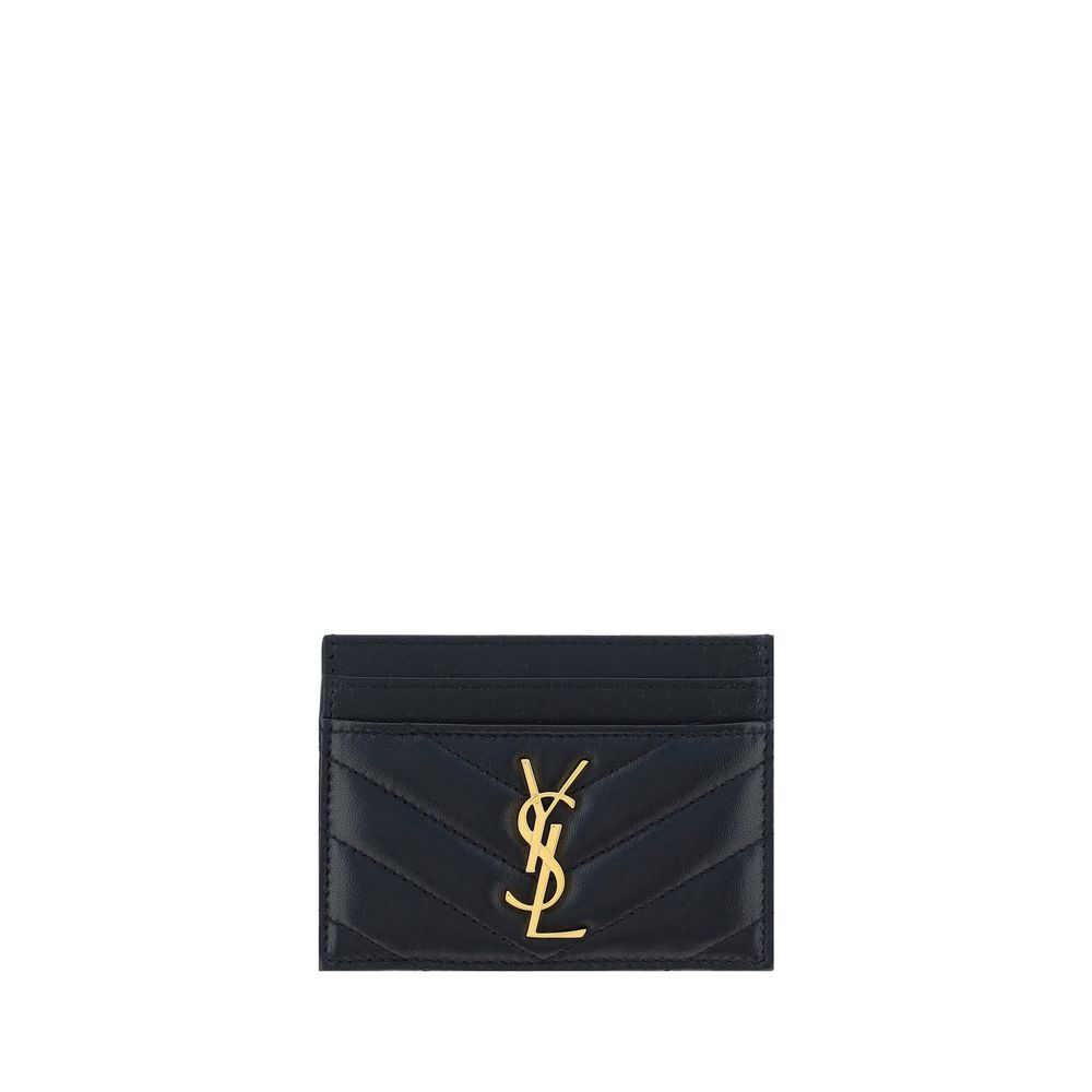 Saint Laurent Black Lamb Ovis Aries Wallet