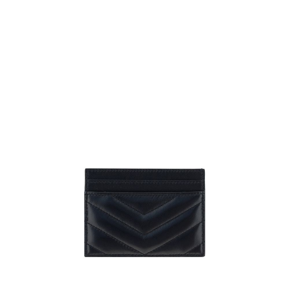 Saint Laurent Black Lamb Ovis Aries Wallet