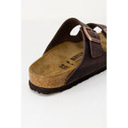 Birkenstock Brown Synthetic Flat Sandals