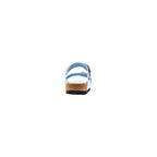 Birkenstock Blue Artificial Leather Slippers