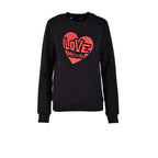 Love Moschino Black Cotton Sweatshirt