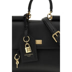 Black Calf Leather Bos Taurus Shoulder Bag