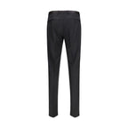Dolce & Gabbana Black Wool Oves Aries Dress Pants