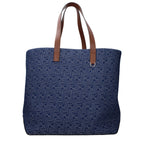 Fendi Blue Fabric Shoulder Bag
