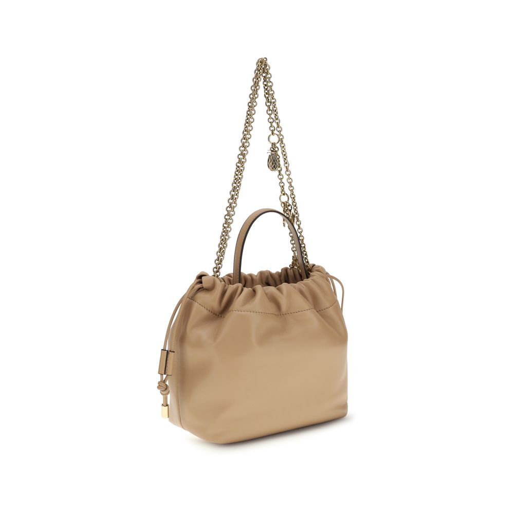Chloé Beige Lamb Ovis Aries Shoulder Bag