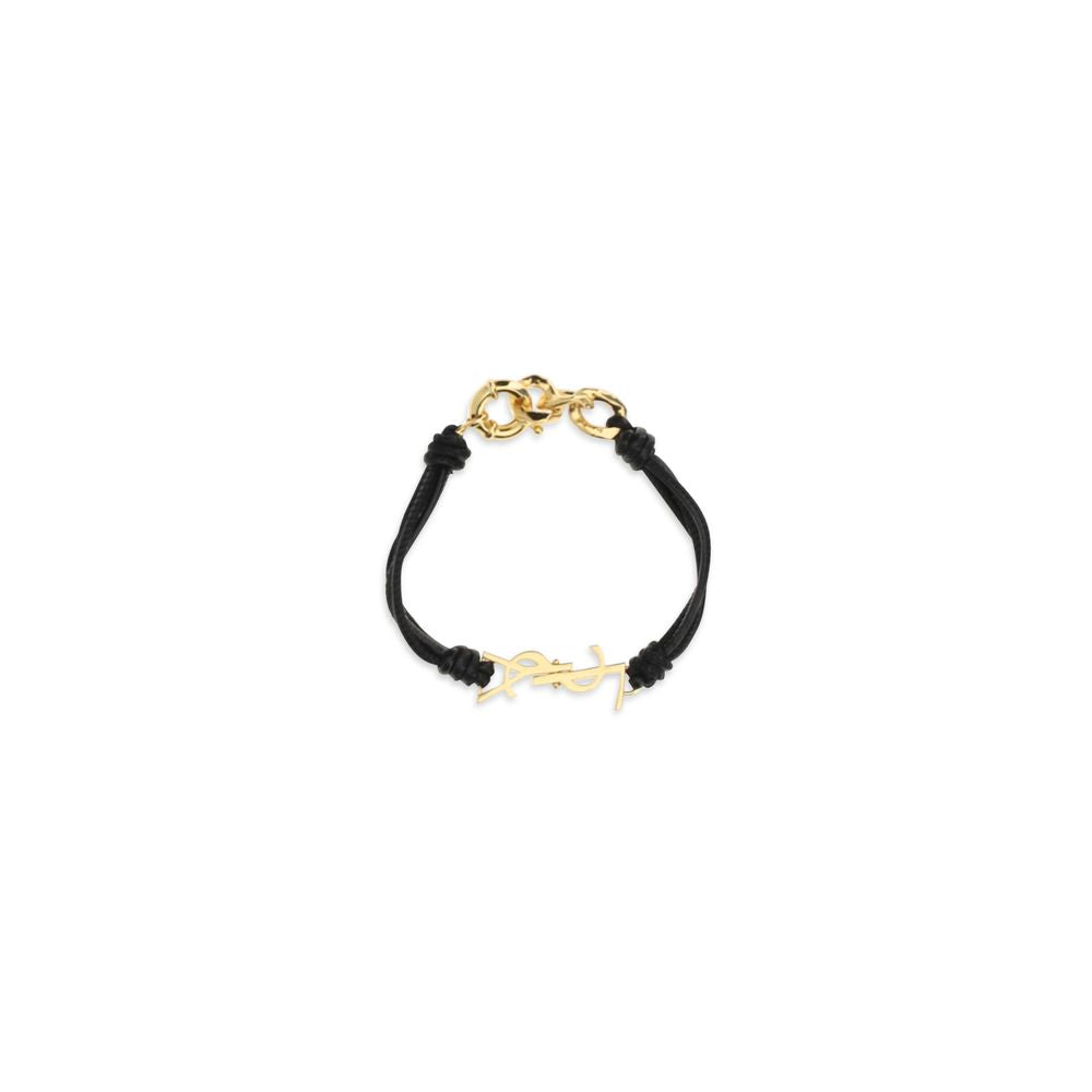 Saint Laurent Black Lamb Ovis Aries Bracelet