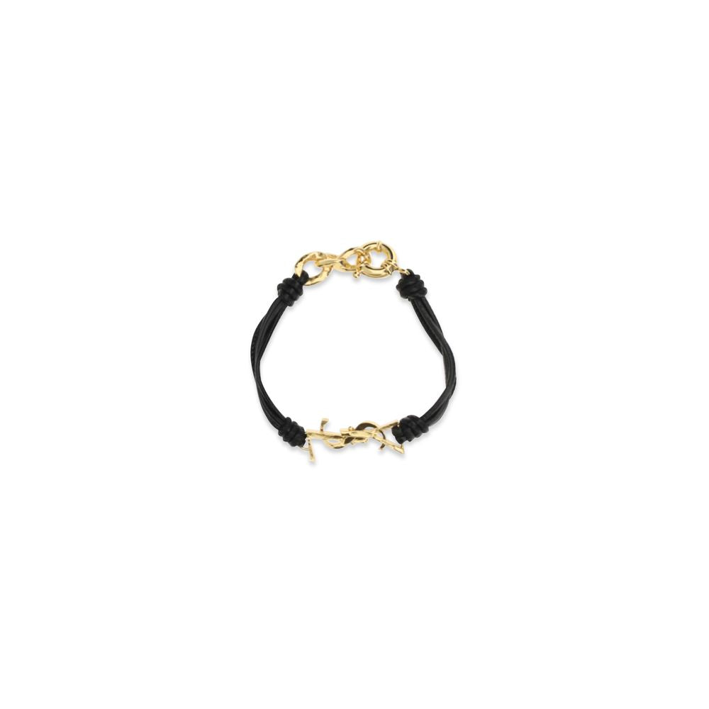 Saint Laurent Black Lamb Ovis Aries Bracelet