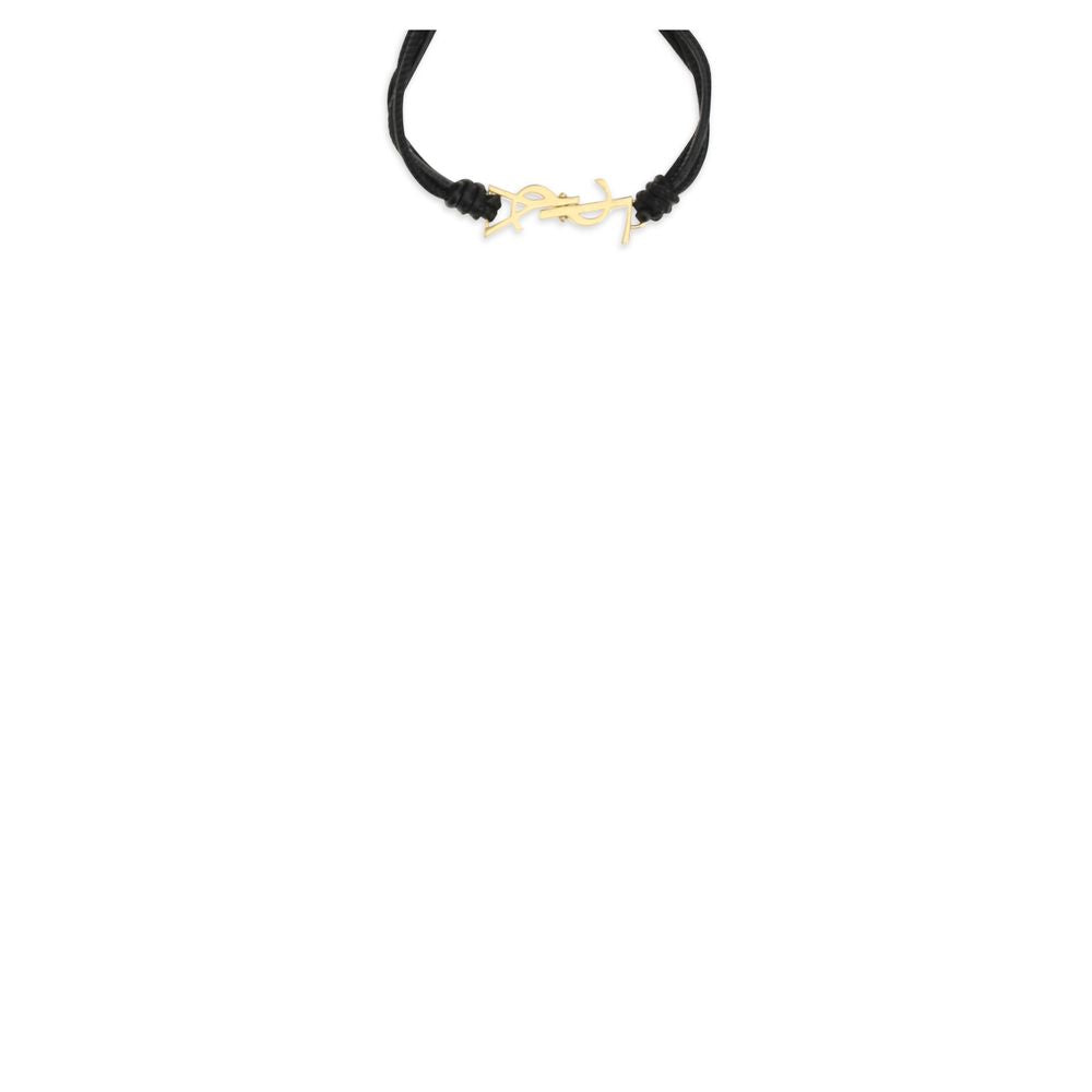 Saint Laurent Black Lamb Ovis Aries Bracelet