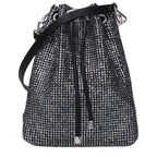 Jimmy Choo Black Satin Crossbody Bag
