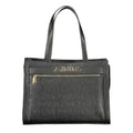 Mario Valentino Nero Polyurethane Women's Bag With Multiple Compartments