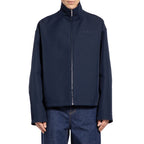 Gucci Blue Marabou Full-Length Jacket