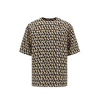 Valentino Garavani Brown Silk T-Shirt