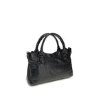 Balenciaga Black Lamb Ovis Aries Shoulder Bag