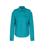 Bottega Veneta Bicolor Elastane Dress Shirt
