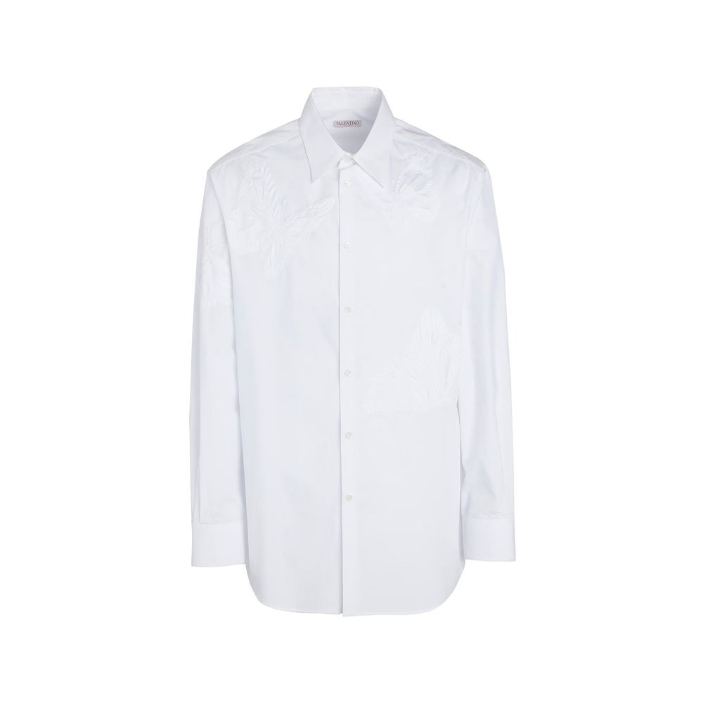 Valentino Garavani White Cotton Dress Shirt