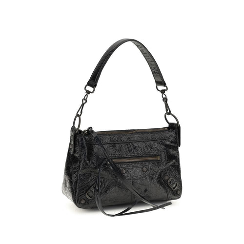 Balenciaga Black Lamb Ovis Aries Shoulder Bag