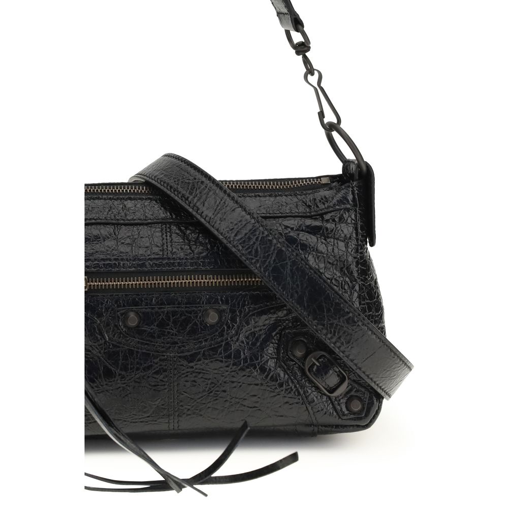 Balenciaga Black Lamb Ovis Aries Shoulder Bag