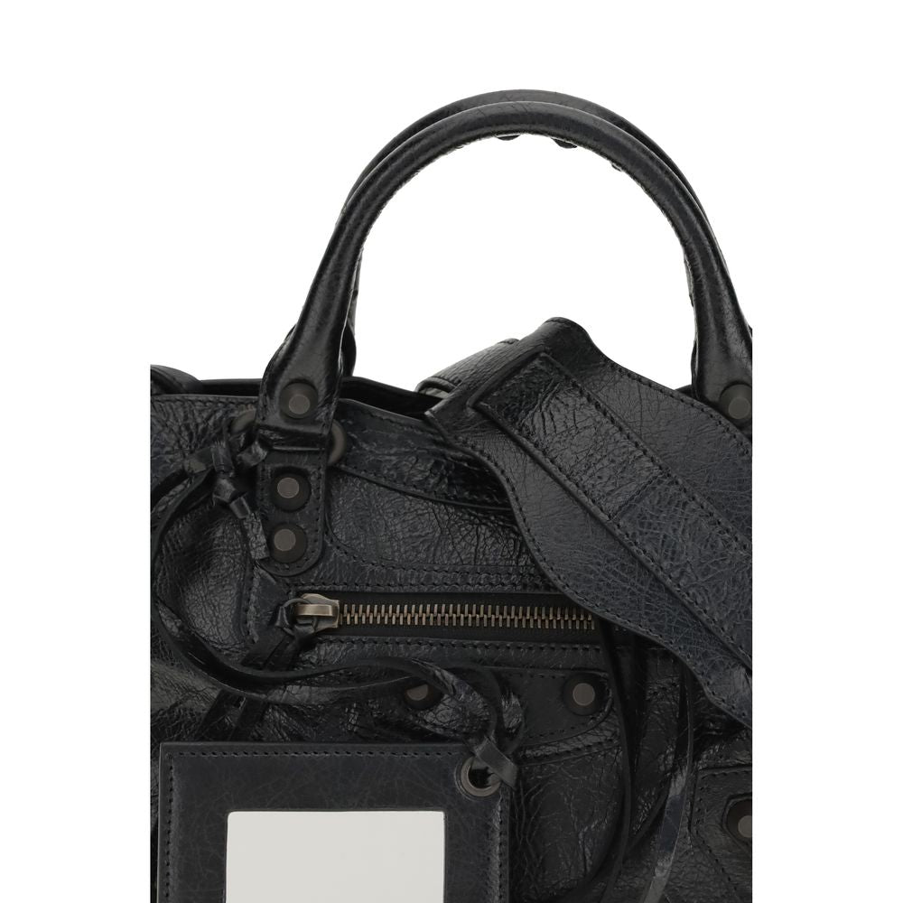 Balenciaga Black Lamb Ovis Aries Shoulder Bag