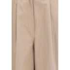 Balenciaga Beige Cotton Flared Pants