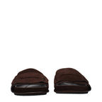Jacquemus Brown Leather Slippers