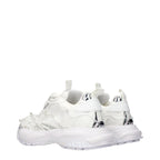 Versace White Fabric Sneakers