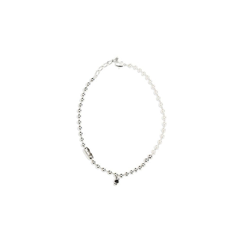 Alexander McQueen White Brass Necklace