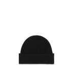 Burberry Black Wool Oves Aries Beanie