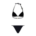 Dolce & Gabbana Black Nylon Bikini