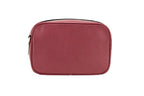 Marc Jacobs Flash Pomegranate Smooth Leather Embossed Camera Crossbody Bag Purse