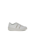 Valentino Garavani White Calf Leather Bos Taurus Sneakers