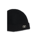 Valentino Garavani Black Cashmere Beanie