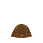 Valentino Garavani Brown Cashmere Beanie