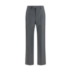 Valentino Garavani Gray Wool Oves Aries Dress Pants