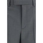 Valentino Garavani Gray Wool Oves Aries Dress Pants