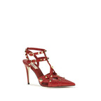 Valentino Garavani Red Goatskin High Heel Pumps